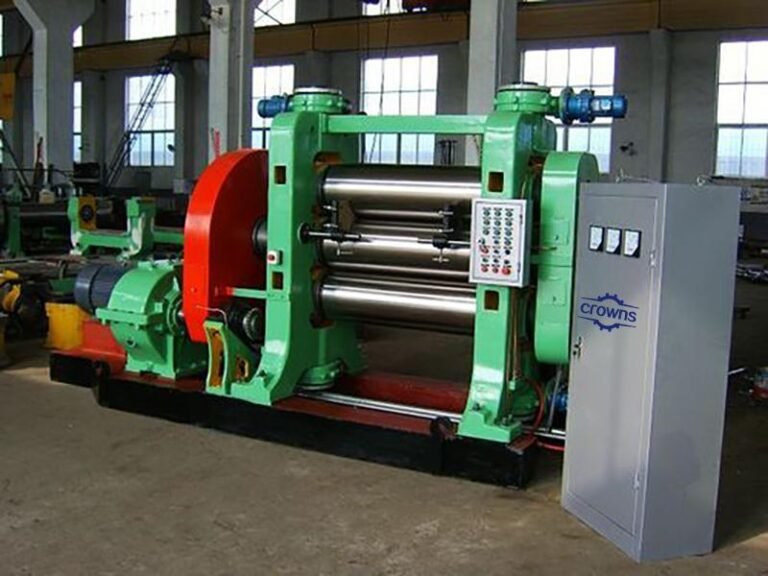 3ロールカレンダー機-ゴムカレンダー-クラウンズマシナリー