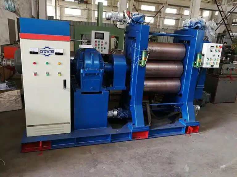 自動三本ロールカレンダー -Crowns Machinery